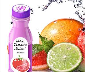 Custom Printed Juice Bottle Labels