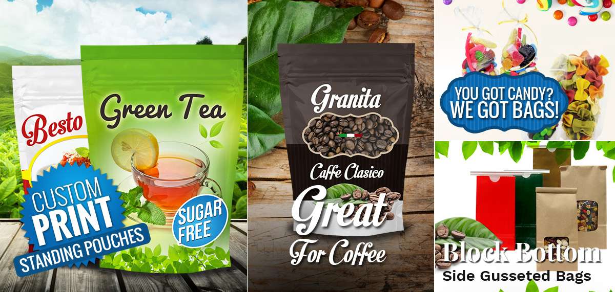 Custom Printed Stand Up Pouches